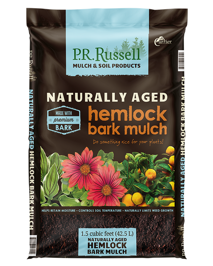 PR Russell Naturally Aged Hemlock Mulch