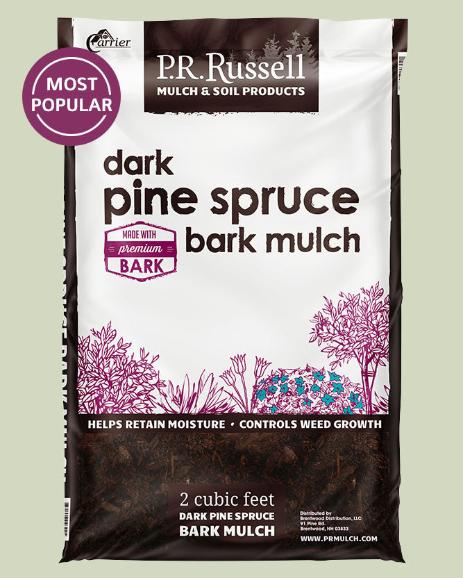 PR Russell Dark Pine Spruce Mulch